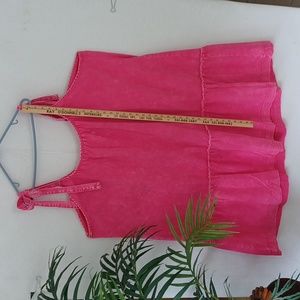 NWT  XPlusWear Pink Denim Sundress  Size 5 X